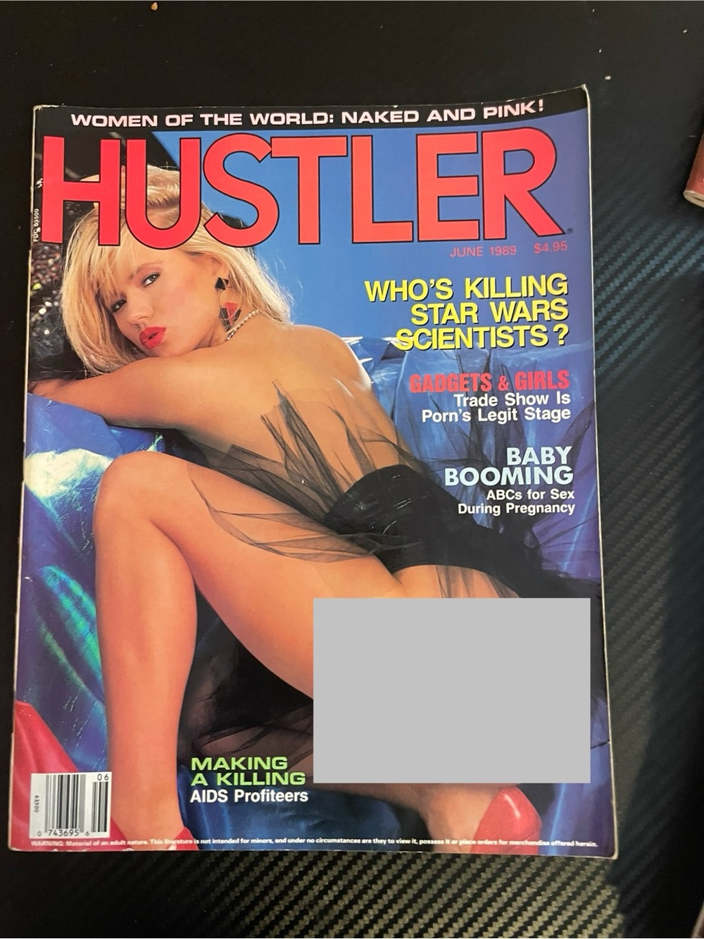 Hustler June 1989 Vintage Men’s Magazine (GOOD)